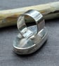 Statement Gemstone Ring - Labradorite and Sterling Silver - Artisan - Size N - Image 8
