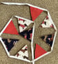 Mini Dachshund Christmas Bunting, Christmas Bunting, Handmade in the UK