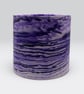  Extra Large Purple Marbled Plant Pot - Violet and Lilac Unique Planter - Image 7