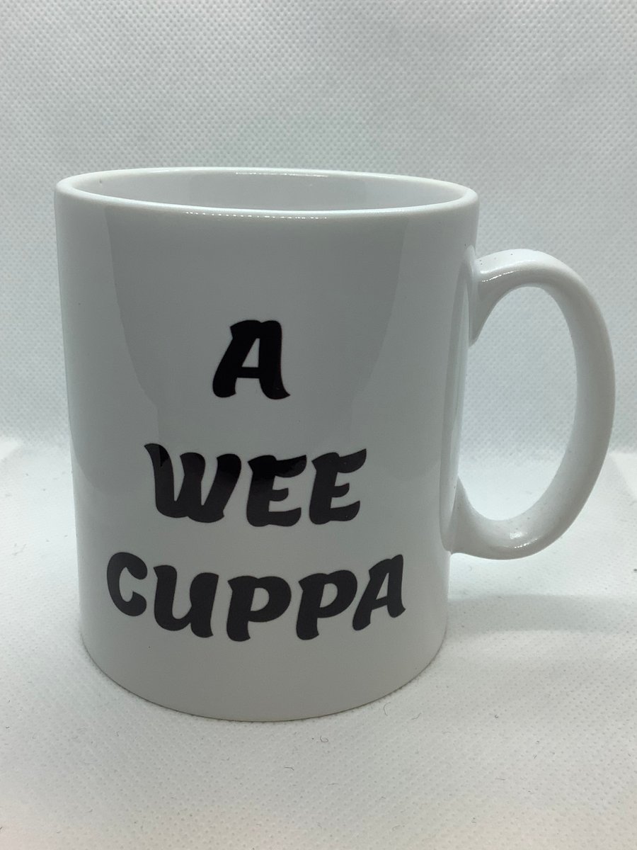 A wee cuppa , Ceramic mug, Free P&P