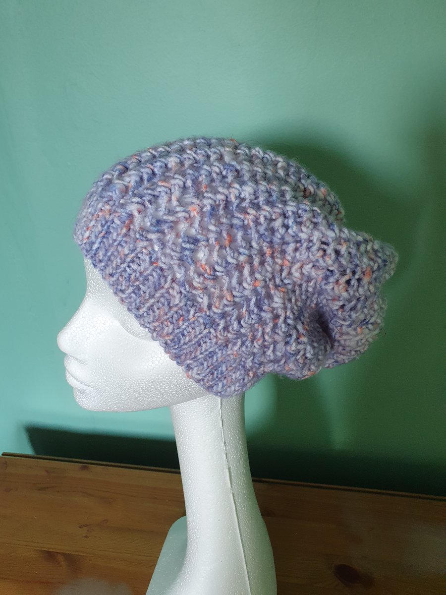 Hand Knitted Slouchy Beanie