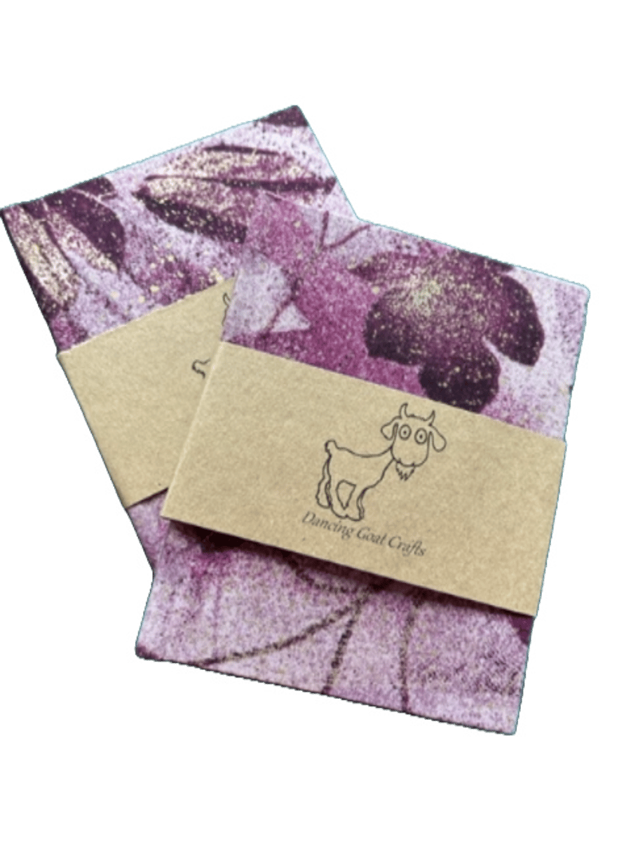 Hand bound eco-friendly notebook - Folksy
