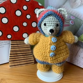 Hand Crochet - Dressed Bear - Dorothy