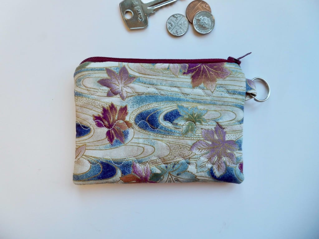 Coin purse mini make up in Japanese style fabric