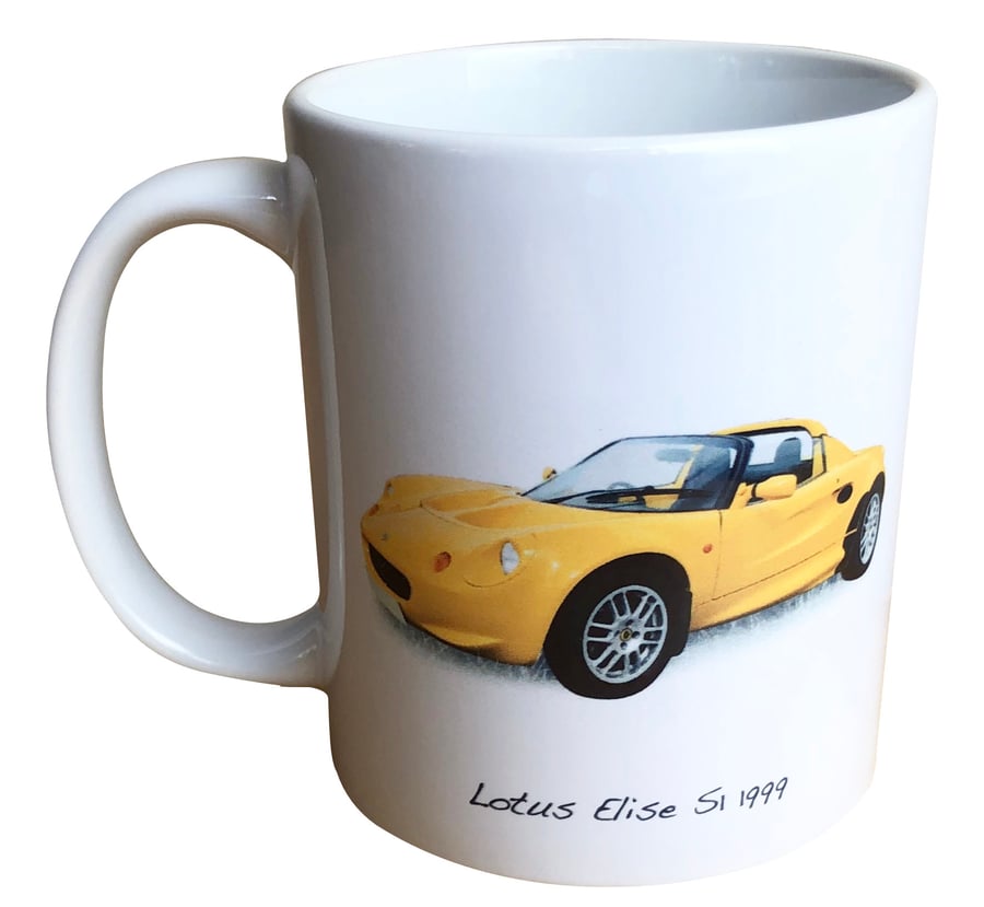 Lotus Elise S1 1999 - 11oz Ceramic Mug for Classic British Car fan