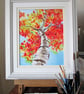 Autumn Trees in colour. Painting - Image 4