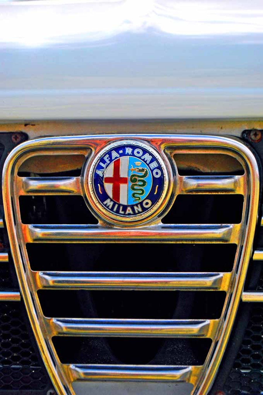 Alfa Romeo Milano Classic Sports Car Photograph Print