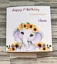 Girls Birthday Card for daughter Niece Cousin Friend Sister Any Age 1st 2nd  - Image 3