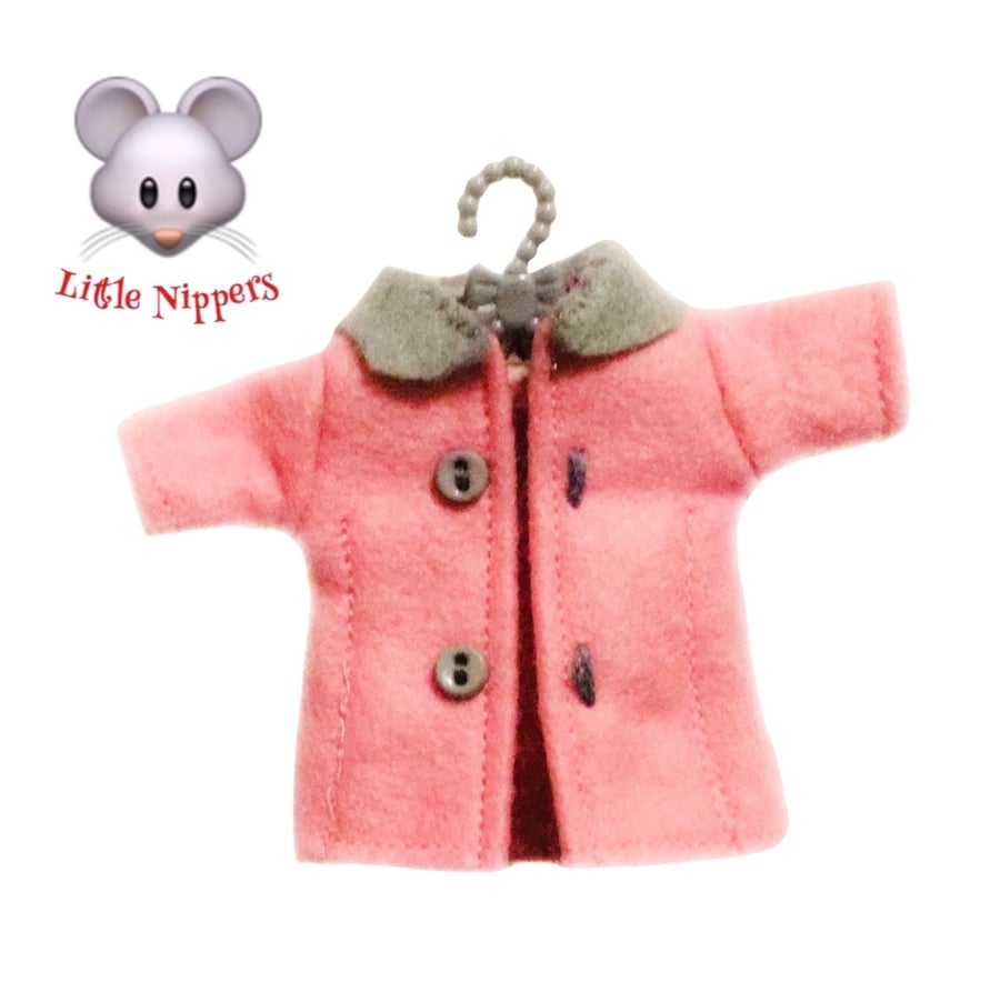Reserved for Julie - Tailored Rose Pink Coat to fit the Little Nippers 