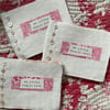 Vintage and antique fabric book