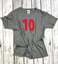 Kids Number T-Shirts. Personalise Birthday Age of Child shirt. Children's Tee  - Image 8