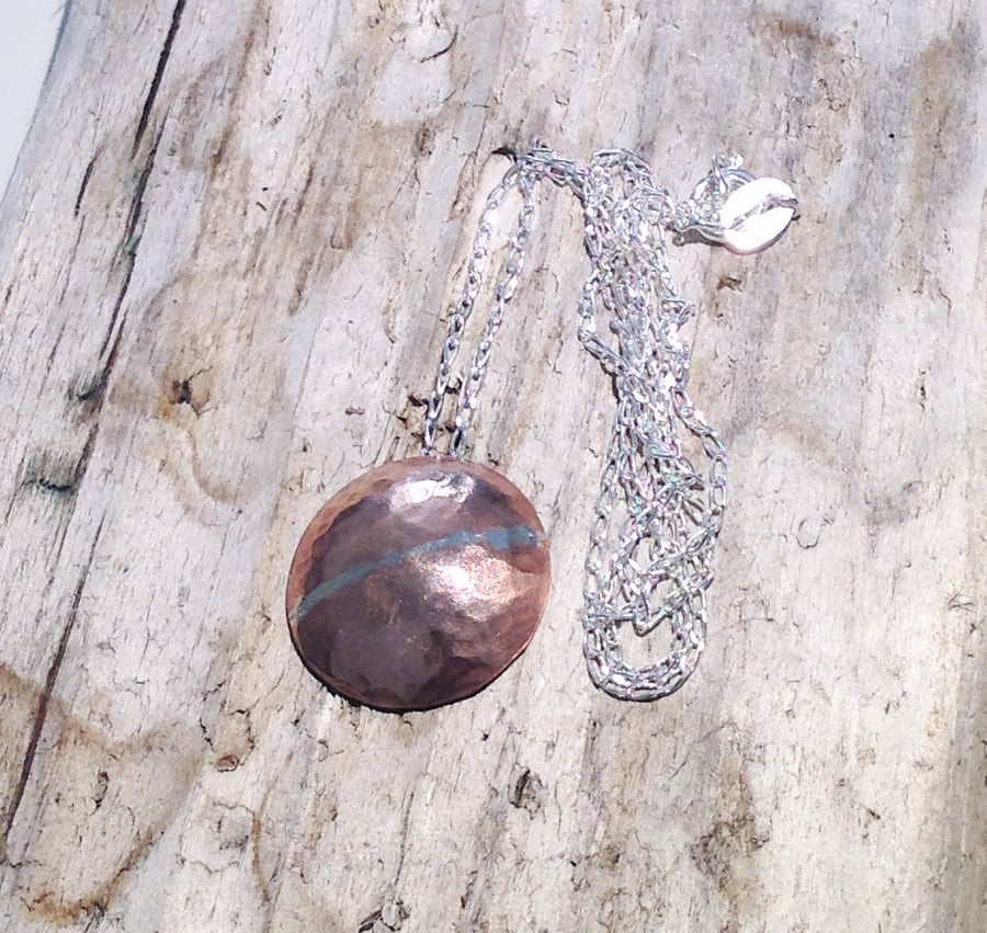  Handmade Copper Pendant Necklace - UK Free Post