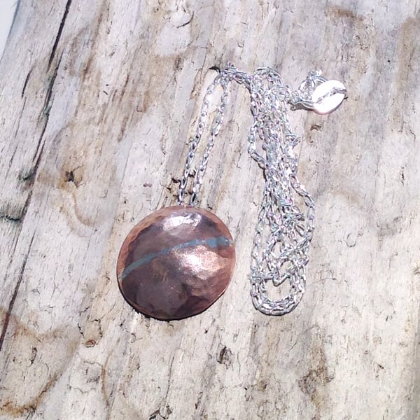  Handmade Copper Pendant Necklace - UK Free Post