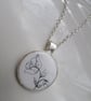 Printed Polymer Clay Pendant Necklace - Image 2