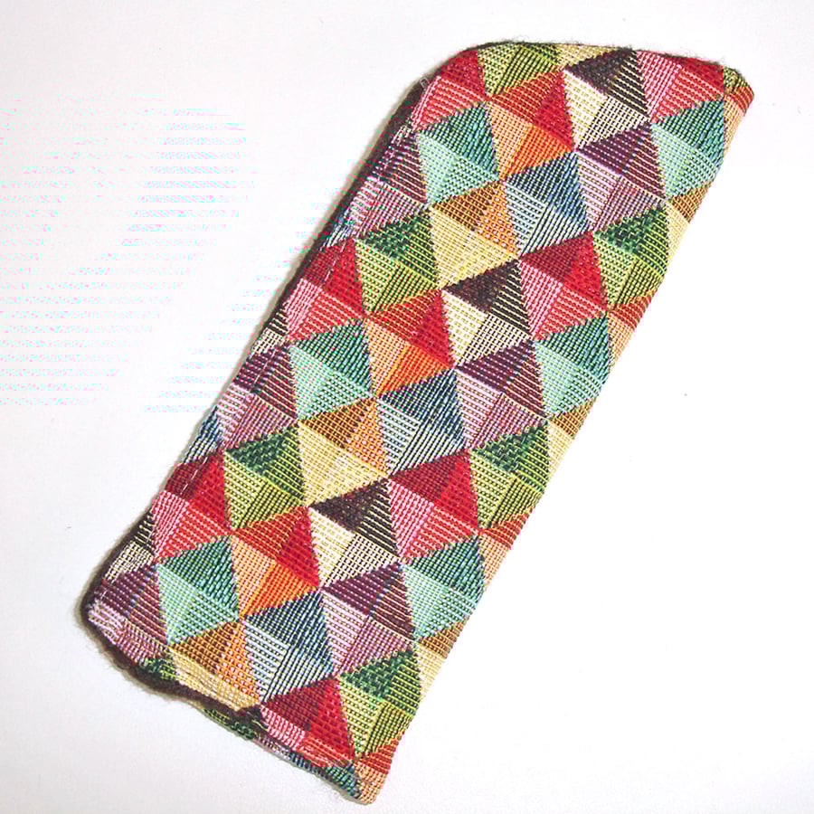 Glasses Sleeve Tapestry Soft Case Red Blue Brown Green Yellow