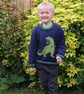 Knitting Pattern for a T-Rex on a Sweater.  Digital Pattern - Image 3