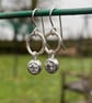 Silver star drop earrings - Image 7