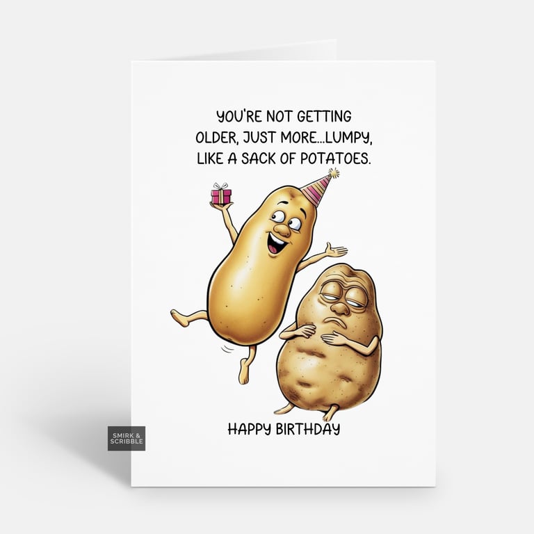 Unique Funny Birthday Card For Him Or Her 