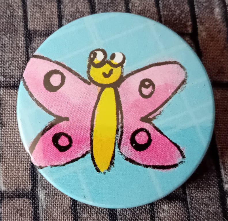 Picture Book  Badge - Butterfly