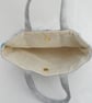 Felted Handbag - grey with random pattern - Image 3