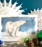 Pack of eight 'Polar Night' Christmas cards