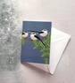 Long Tailed Tits Greeting Card - Image 1