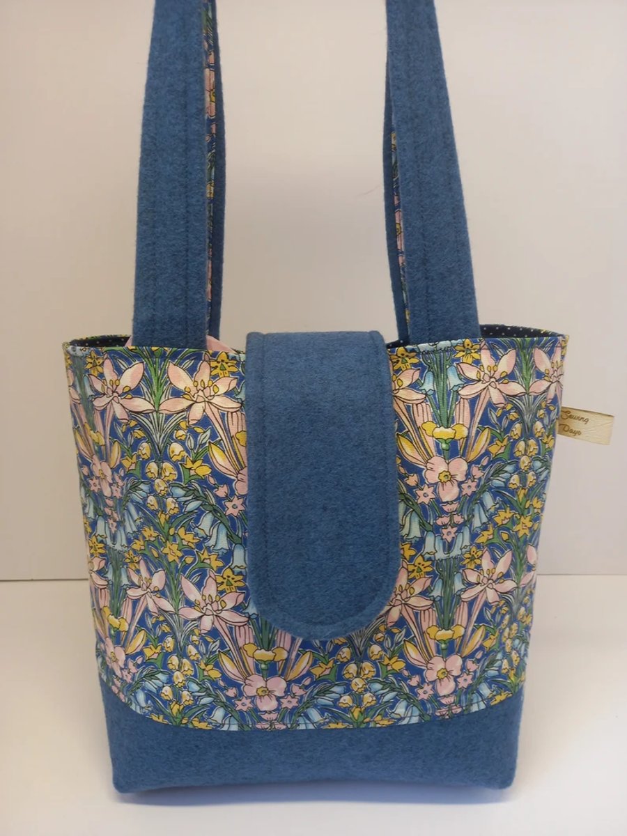 Bag Sewing Kit - Liberty Adlington and Wool Fabrics