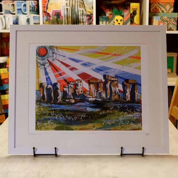 Stonehenge Limited Edition Print - Framed 