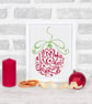 Christmas Cross Stitch Kit - Merry Christmas Bauble Cross Stitch - Image 1