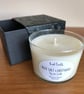 Soy wax candle, Rock Salt and Driftwood vegan friendly in a gift box. . - Image 2