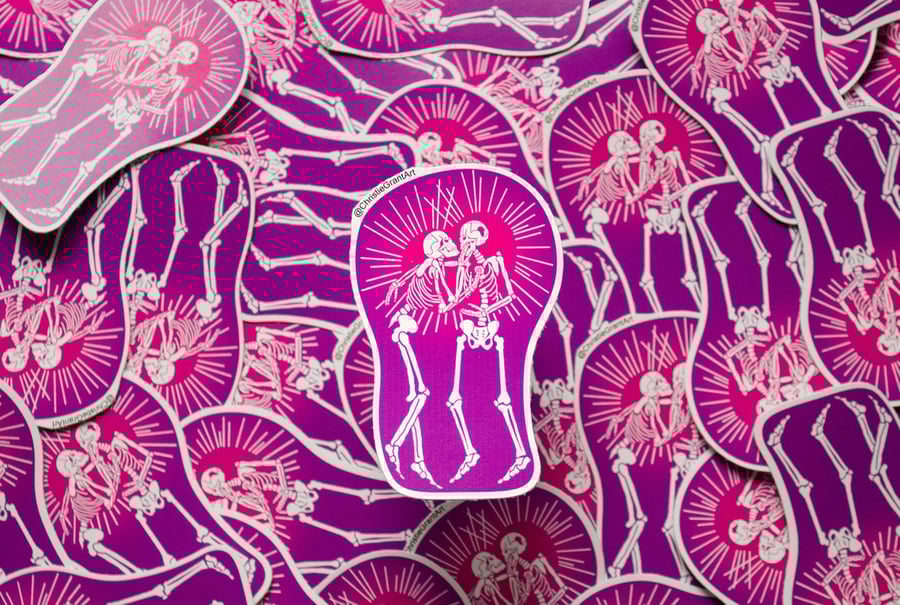 The Kiss - Eco-Friendly Stickers