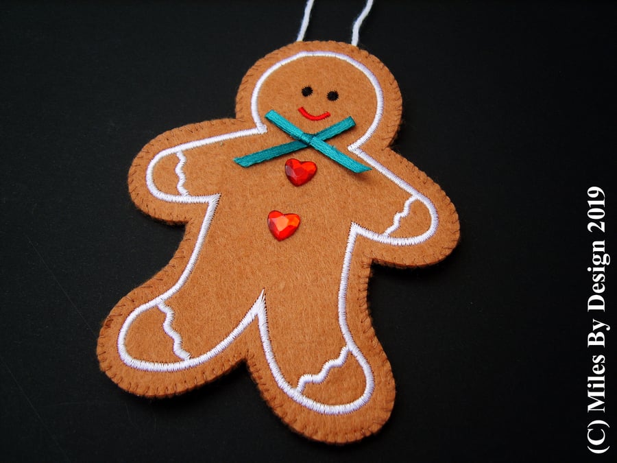 Xmas Hanging Gingerbread Person