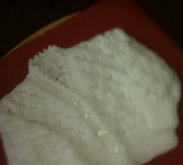 White Lacy baby cardigan