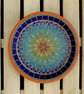 Gypsy Rainbow Mosaic Garden Bird Bath - Image 3