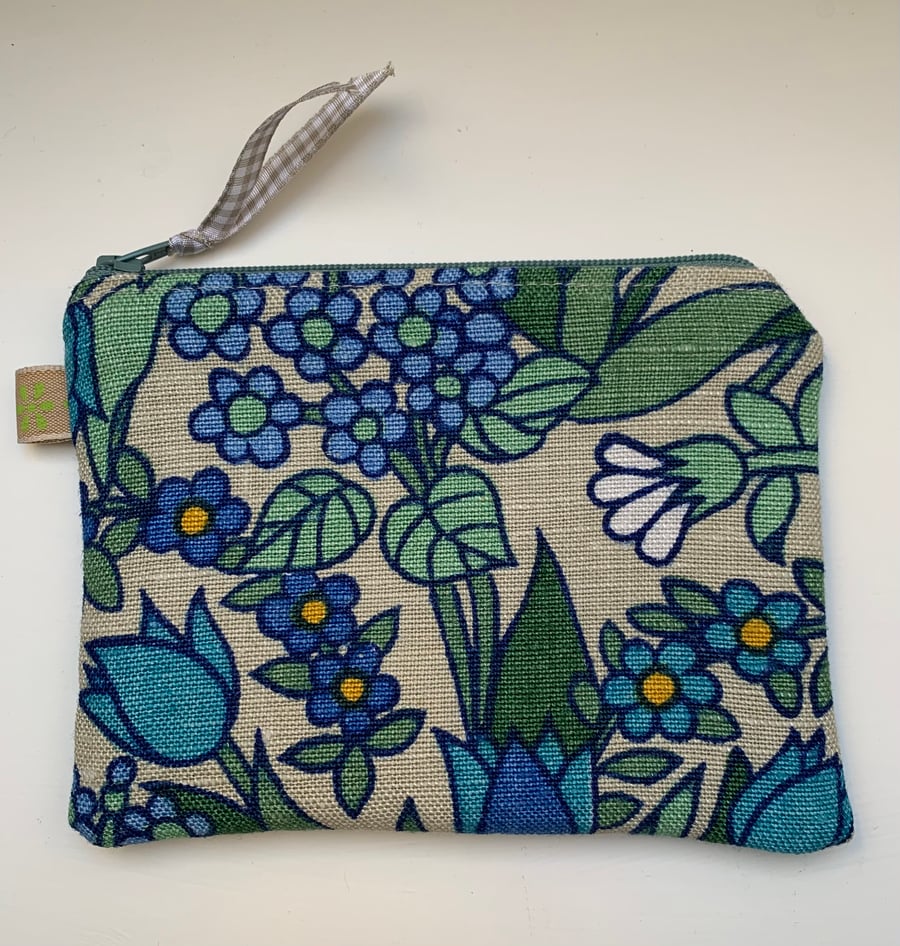 Vintage Flower Waltz coin purse