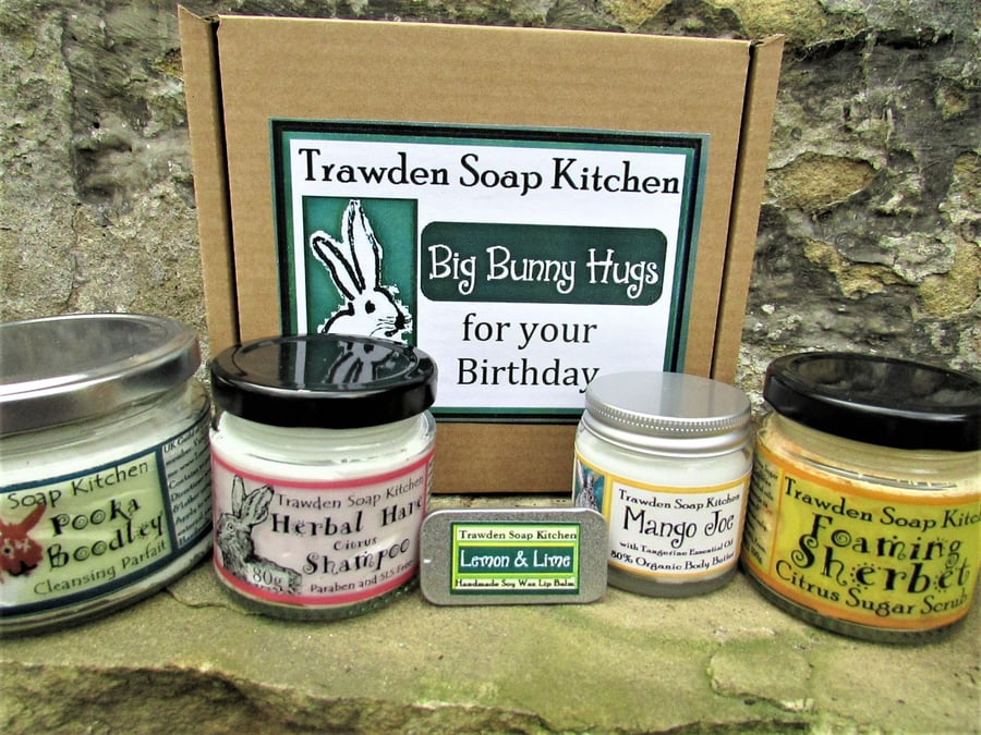 Big Bunny Hugs - Eco Friendly Gift Set for any Occasion - Vegan Option