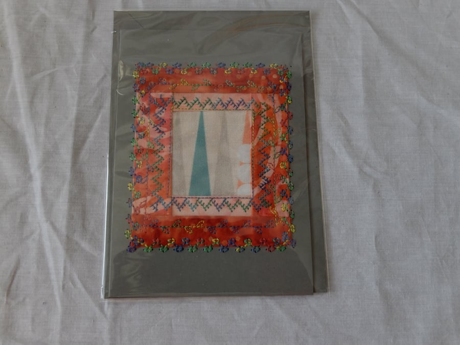 hand made backgammon themed card