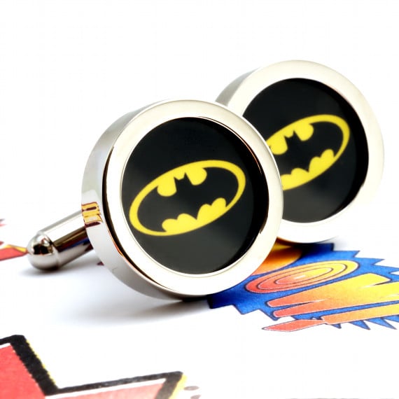 Batman Cufflinks Dark Knight and DC Comic Book Hero