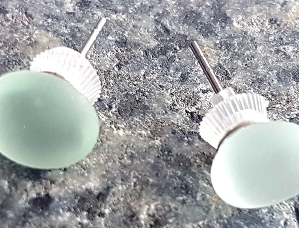 Seaglass Studs