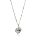Silver and Blue Topaz Necklace