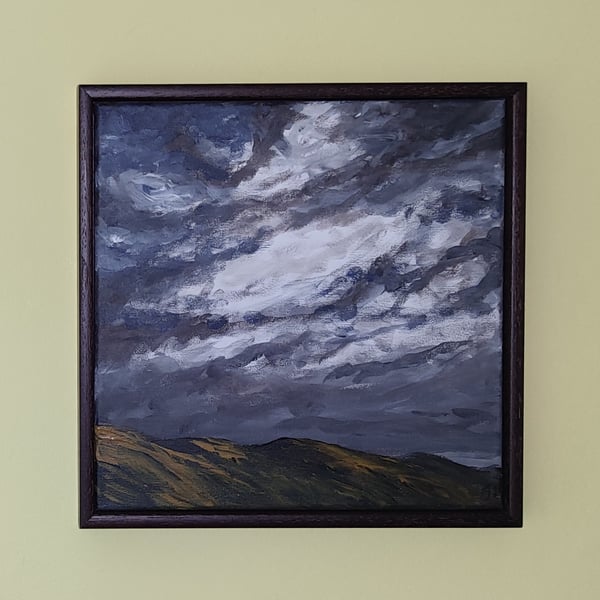 Moorland Sky , cloudscape over peatland hills