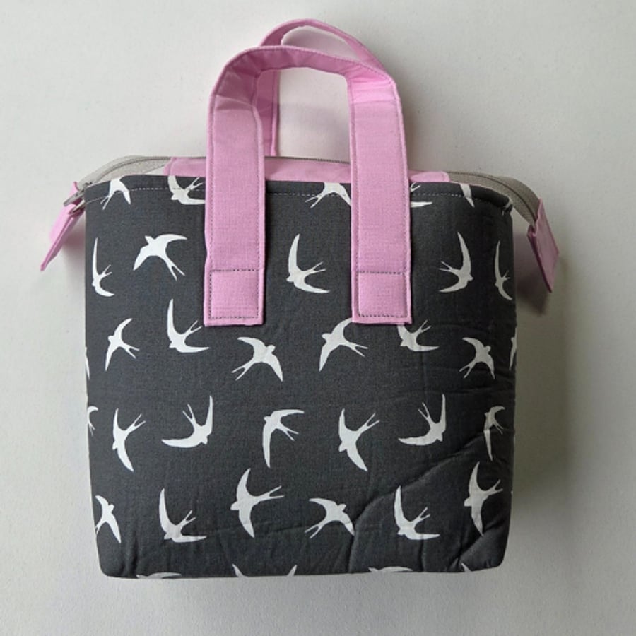 Perfectly Imperfect small swift pattern tote bag