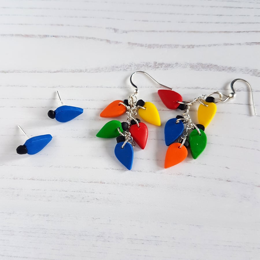 Christmas lights earrings CHOOSE YOUR STYLE