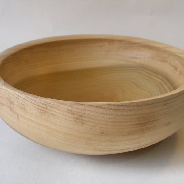 Tulip wood fruit or food bowl