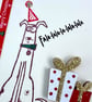 Christmas card for the dog, from the dog , cute dog card with gifts, dog lover  - Image 2