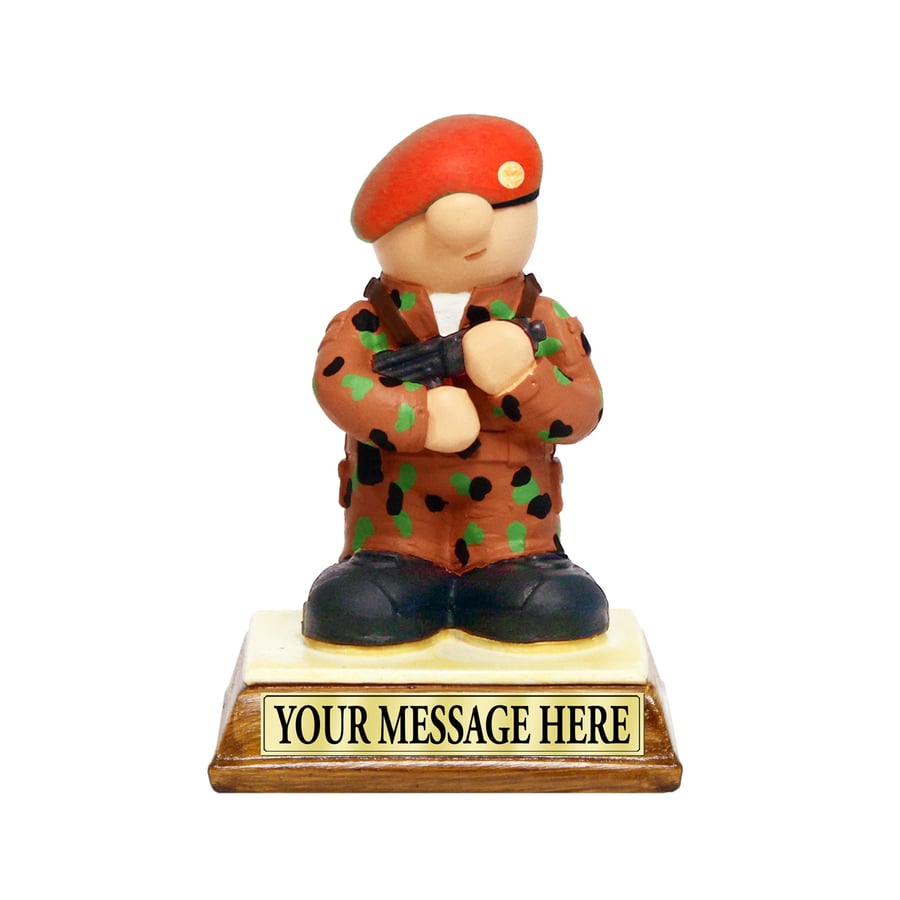 Image of Royal Military Police Regiment Soldier Gift Personalised Birthday Retirement Dad