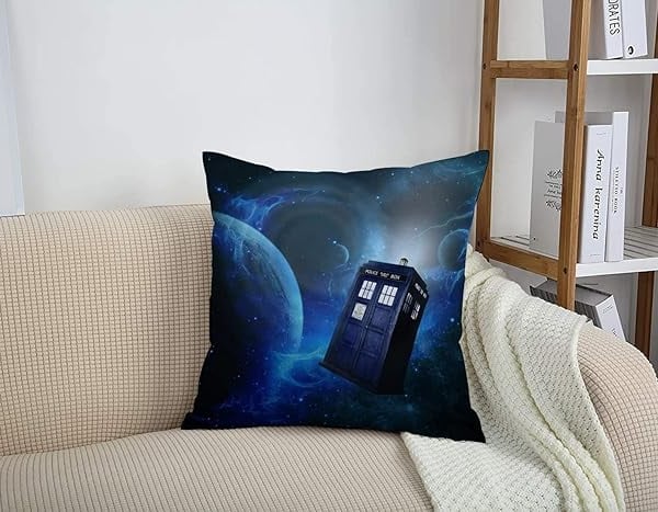 Dr Who Tardis Cushion