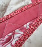 Traditional Red and Cream Patchwork Quilt - Image 6