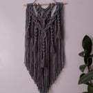 Grey Macrame Wall Hanging