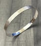Hammered Sterling Silver Bangle 